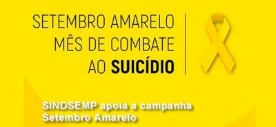 SINDSEMP apoia a campanha Setembro Amarelo